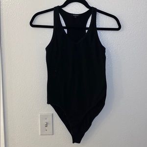 Simple black bodysuit